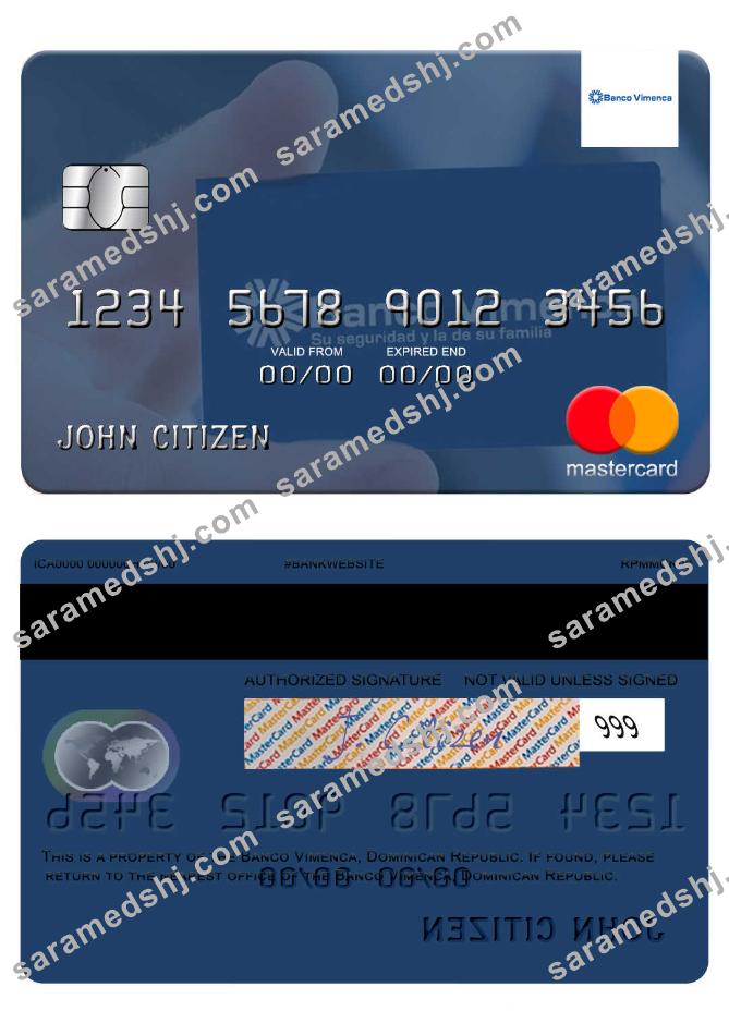 Dominican Republic Banco Vimecan mastercard